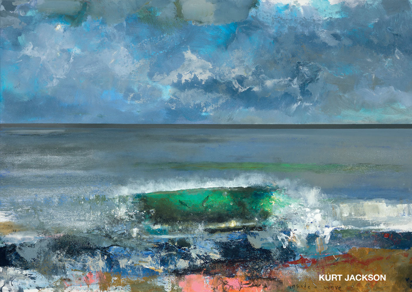 Inside A Wave Postcard Pack Of 10 Kurt Jackson Editions inside-a-wave-postcard-pack-of-10-kurt-jackson-editions