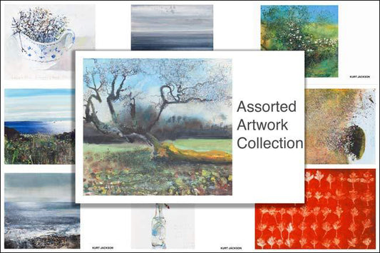 Assorted Artwork Collection (Mixed pack of 10 Postcards)