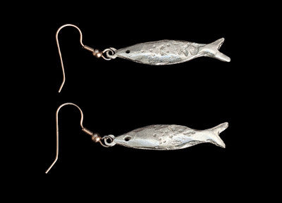 Cornish Pilchards, 2014 earrings.