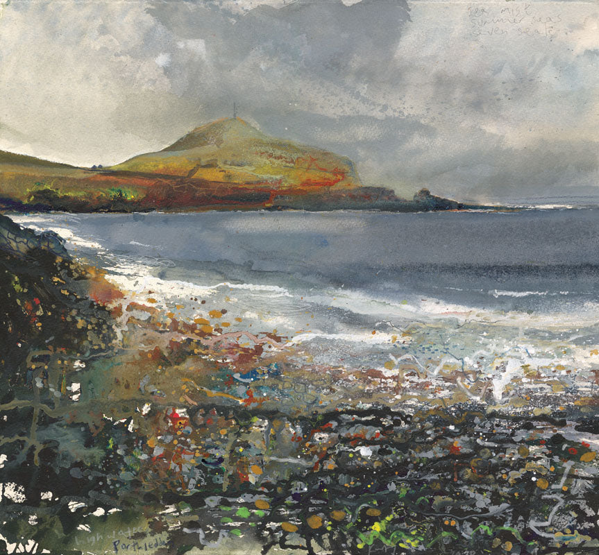 High water Porth Ledden. Greeting Card. Pack of 4.
