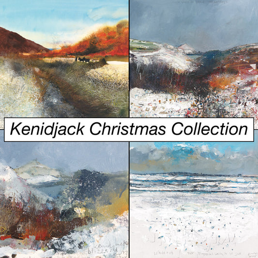 The Kenidjack Winter Collection. Mixed Pack of 4 Greeting Cards.