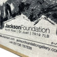 White Jackson Foundation Screen Printed Jute Bag