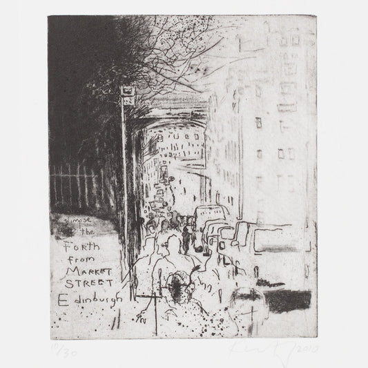 Glimpse the Forth from Market Street.