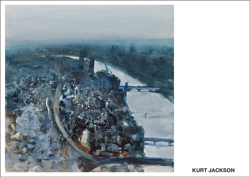 On top of The Shard. Postcard. Pack of 10.