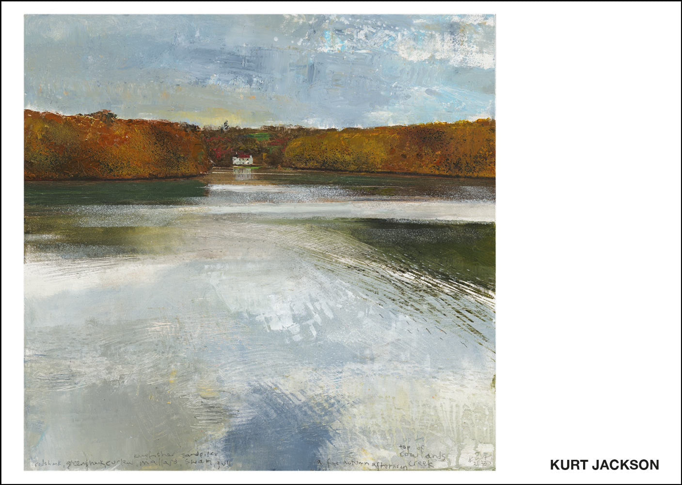  A fine autumn afternoon, up to the top of Cowlands Creek.  Postcard. Pack of 10.