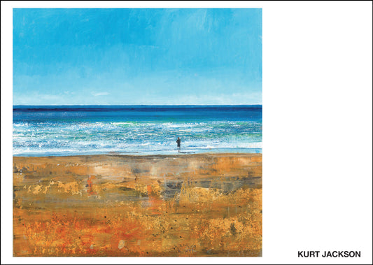 Watching a seal. Postcard. Pack of 10.