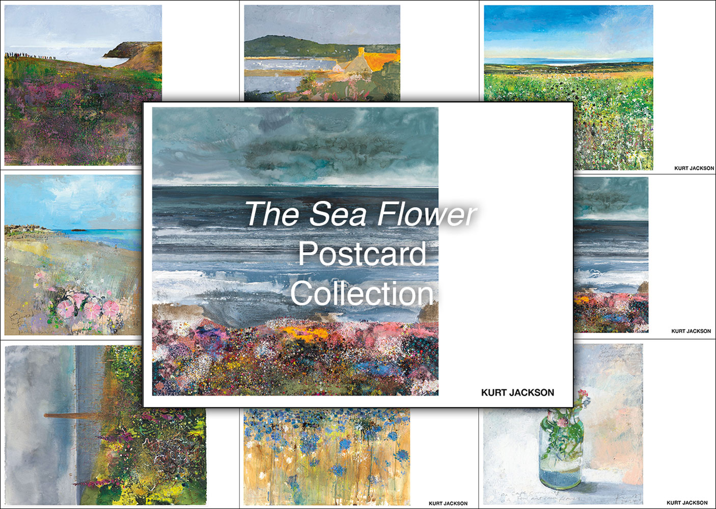 Sea Flower Postcard Collection. Pack of 10.