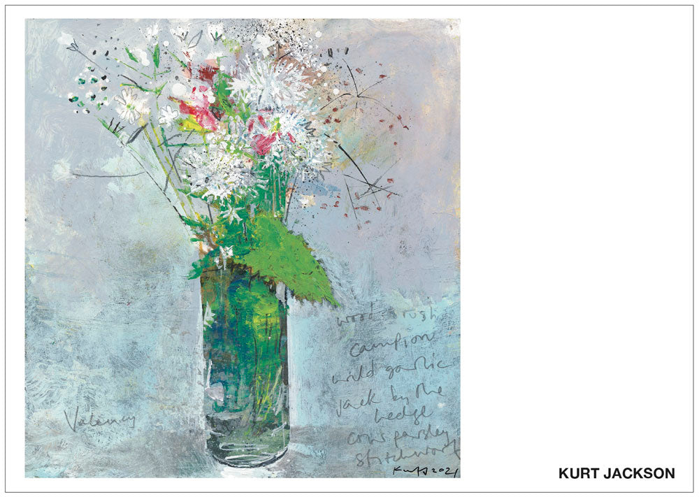 Wood rush, campion, wild garlic... Postcard. Pack of 10.