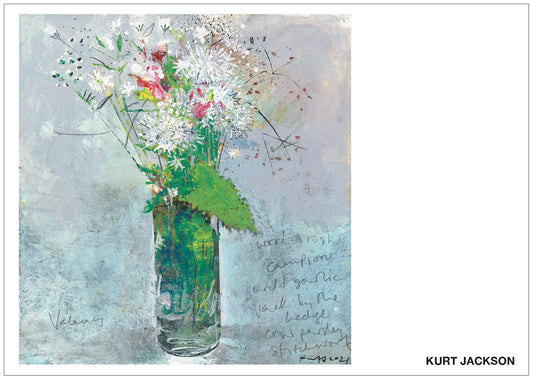 Wood rush, campion, wild garlic... Postcard. Pack of 10.