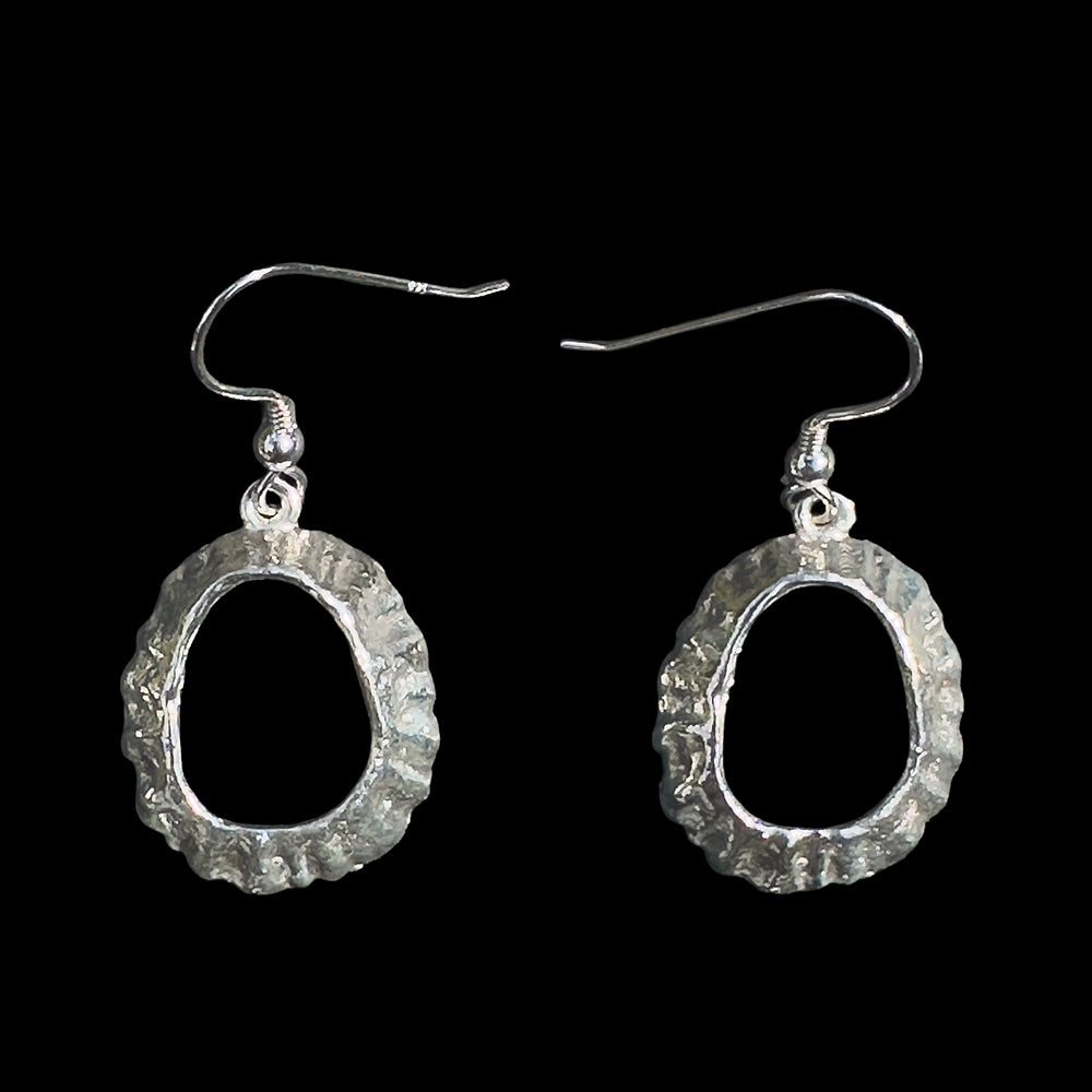 St Mawes Limpets Earrings. Sterling Silver 