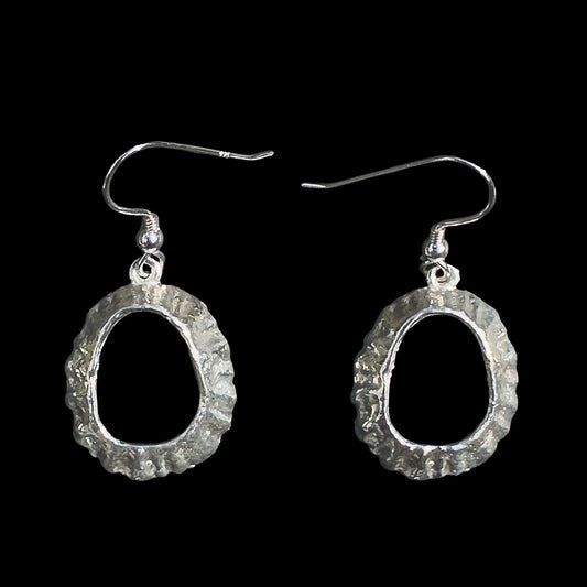 St Mawes Limpets Earrings. Sterling Silver 