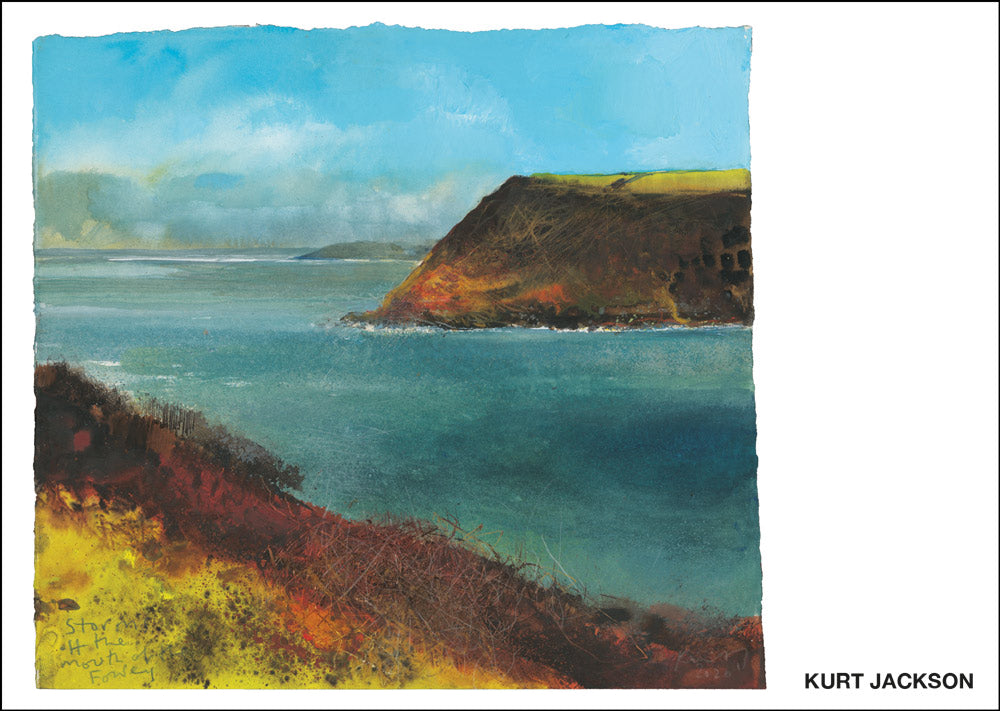 Storm off the mouth of the Fowey. Postcard. Pack of 10.