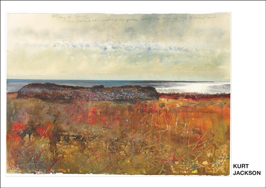 First day of Spring, Ballowall Barrow. 2020.  Postcard. Pack of 10.
