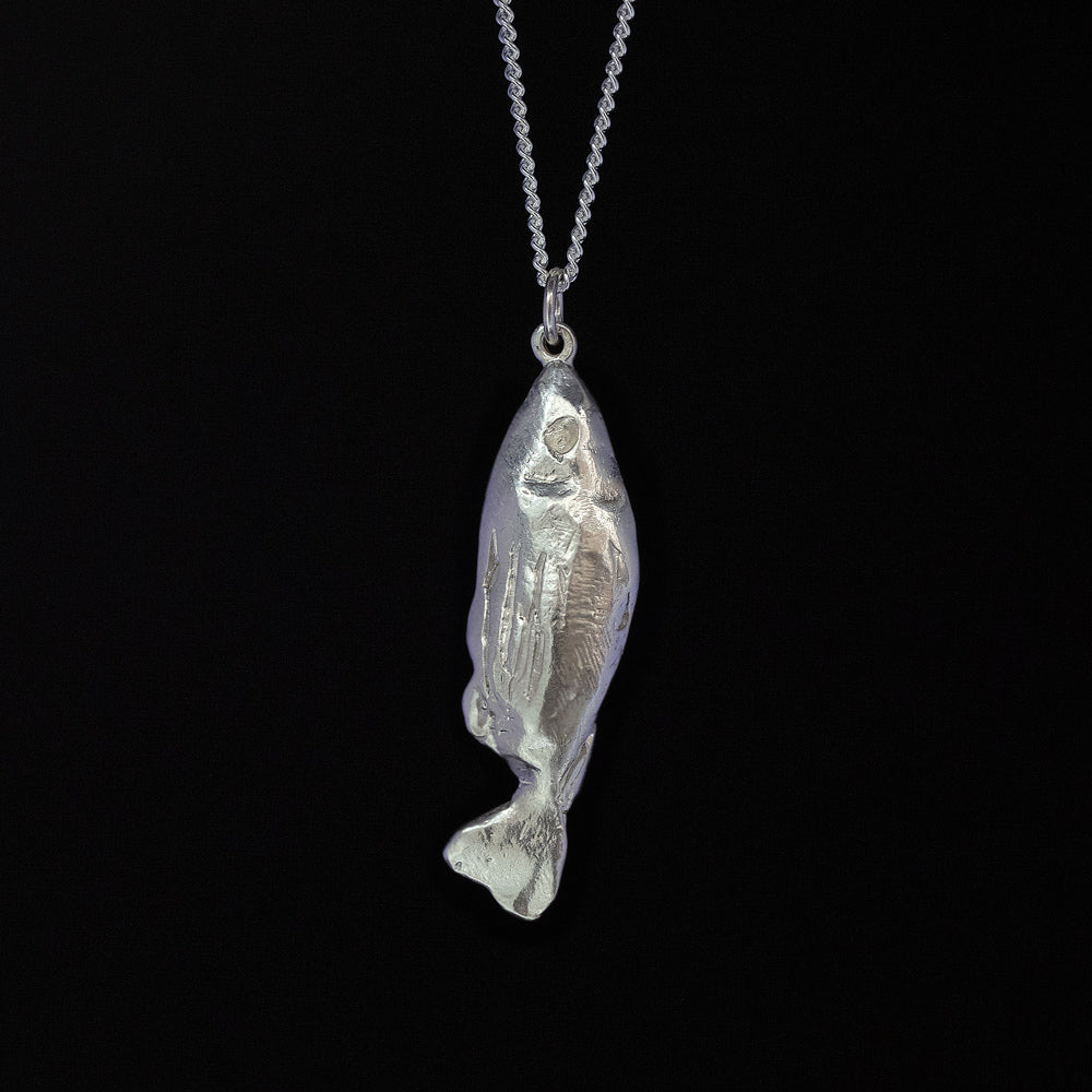 Cornish Bass. 2022. Sterling Silver Necklace.