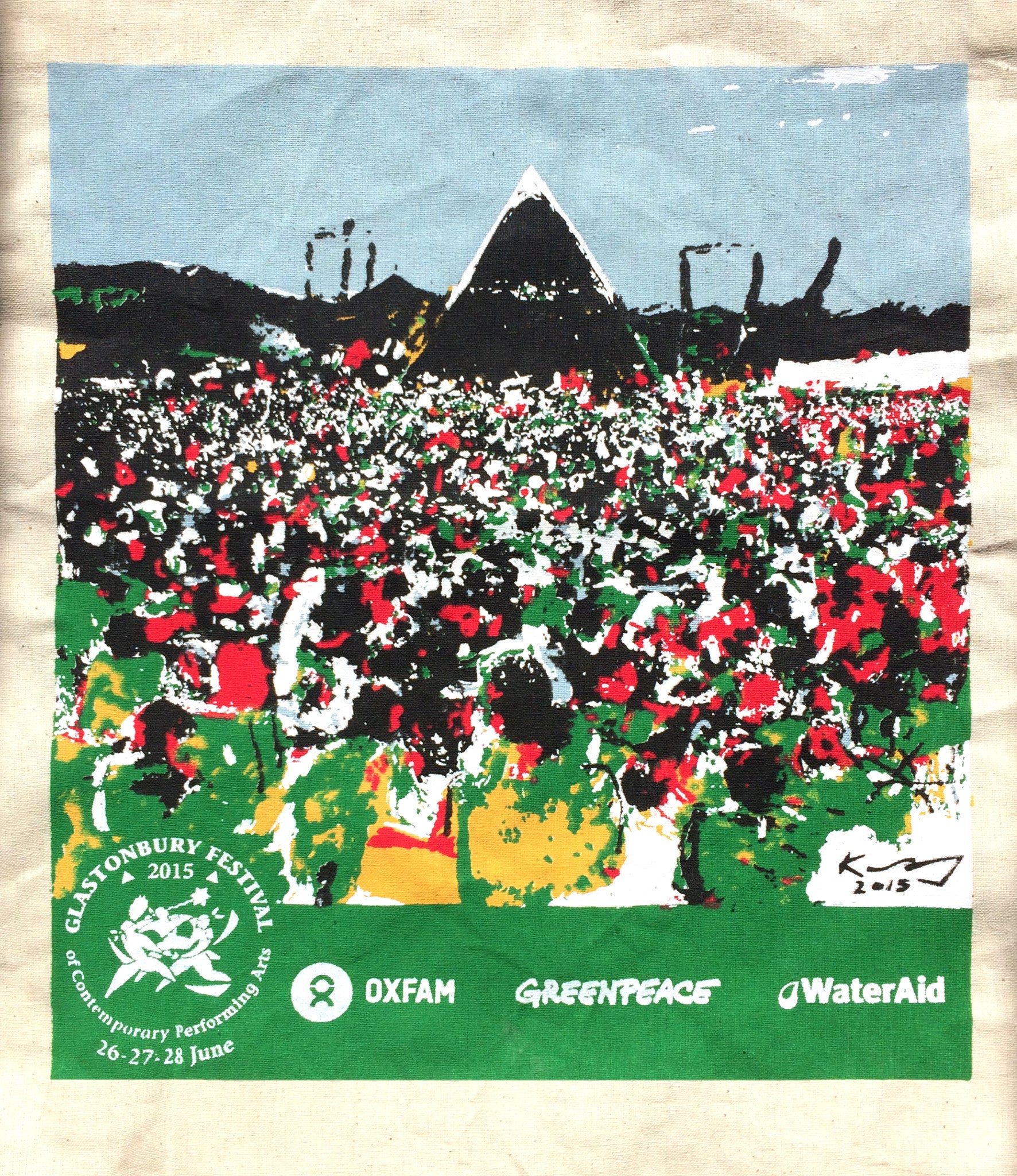 Saturday afternoon, Pyramid stage. 2015.