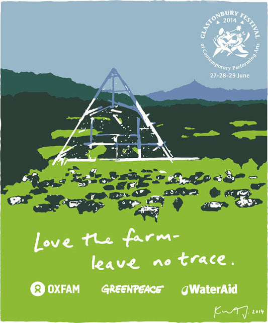 Love the Farm. 2014. Screen Print