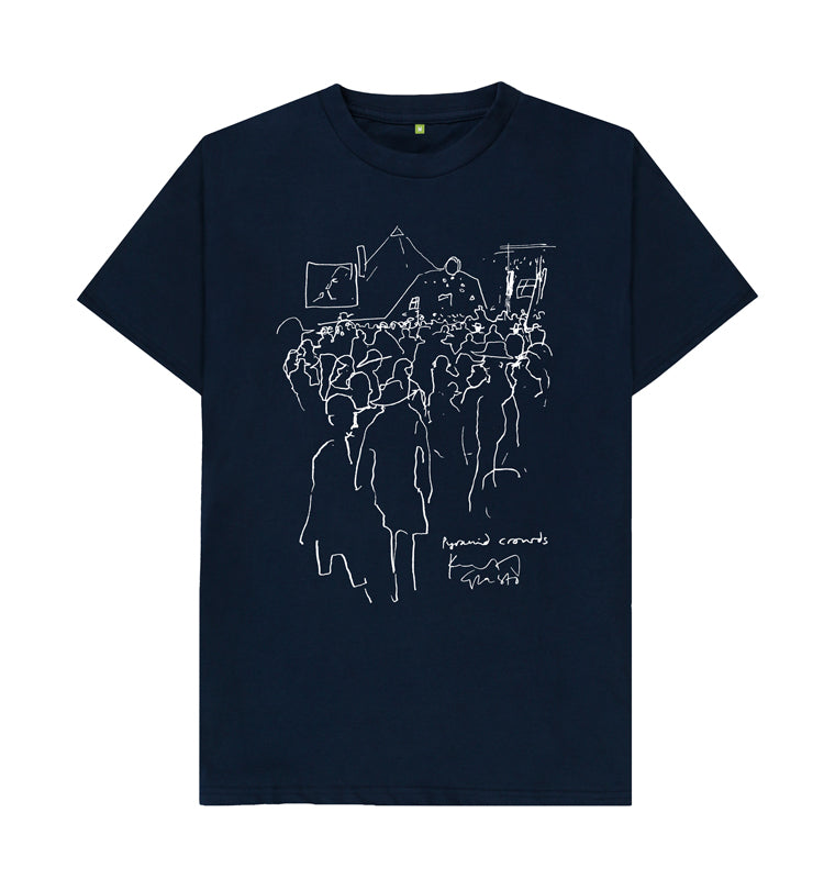 Pyramid Crowds T-Shirt. (Front)